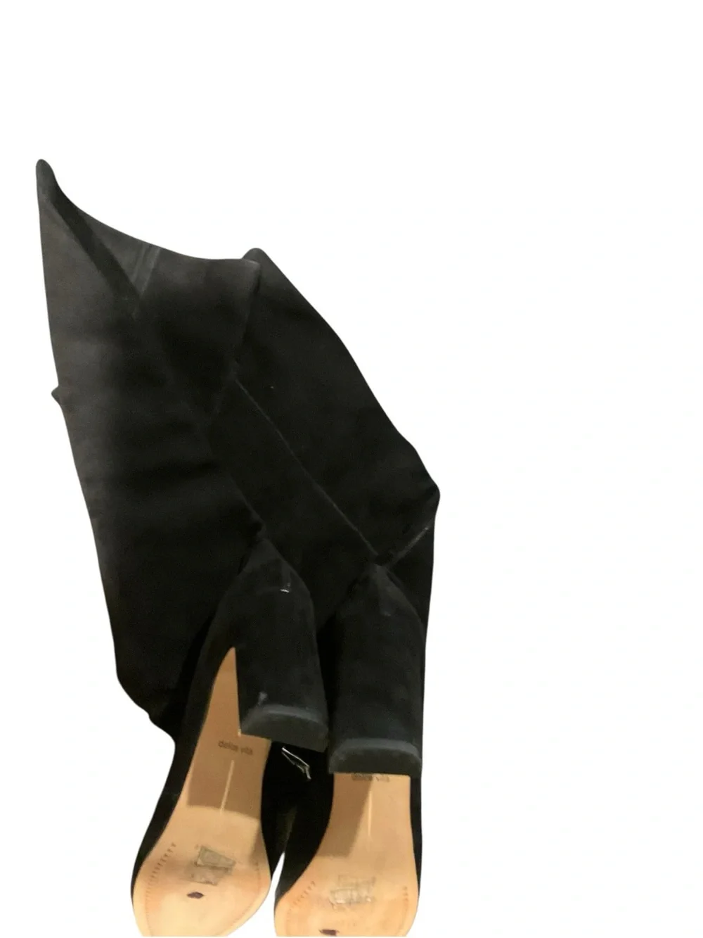 Dolce Vita Black Suede Over-the-Knee Boots
